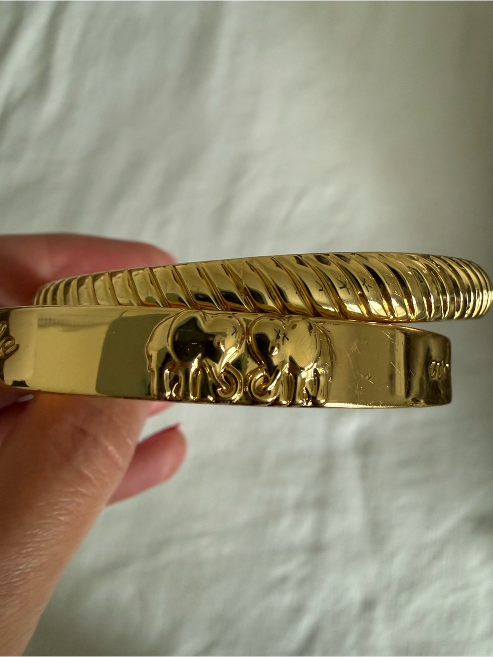 Lilly Pulitzer Gold Bangle Bracelets